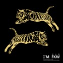 反光屋FKW 躍虎 老虎 對貼 反光貼紙 機車汽車重機貼紙 動物 猛獸 高亮度防水耐曬 彪虎 TIGRA-規格圖7