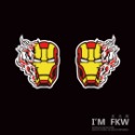 反光屋FKW 鋼鐵人 漫威 美漫英雄 MARVEL IRON MAN 英雄系列 防水車貼 反光貼紙 機車汽車重機車隊貼紙-規格圖5