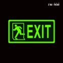 反光屋FKW 指示標誌 EXIT 火災停電 緊急出口逃生夜光貼紙 含稅開發票 學校工廠大樓 出口方向 逃生路線-規格圖10