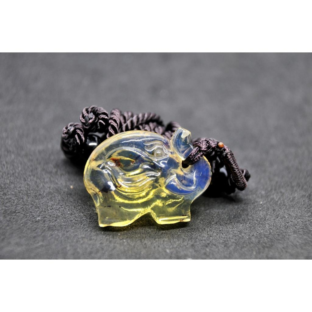 多米尼加藍珀 多明尼加藍珀 藍珀小象-細節圖2