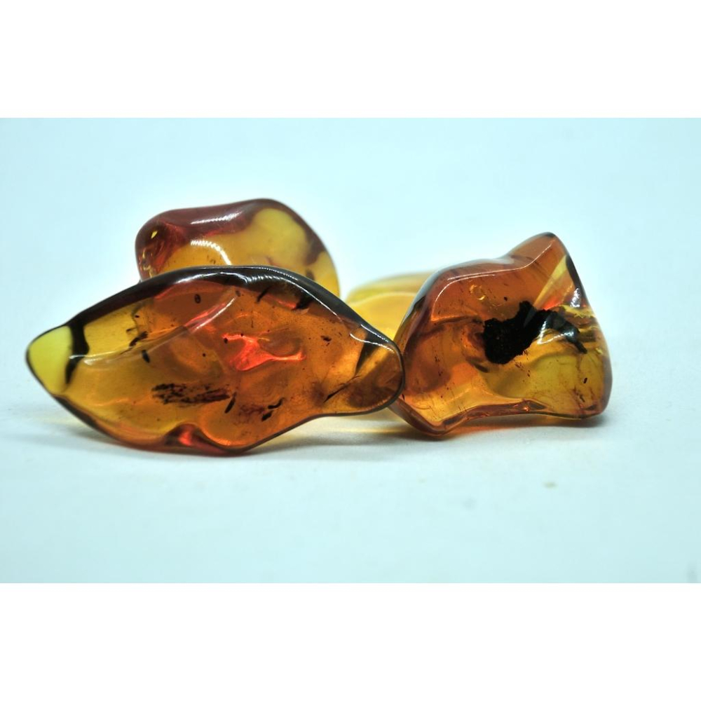 緬甸琥珀 緬甸血珀 精美血珀裸石(22克)(玻璃體)-細節圖4
