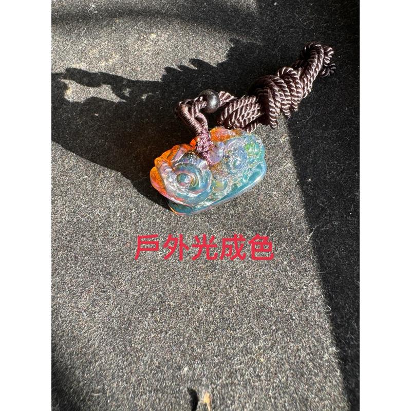 多米尼加藍珀 多明尼加藍珀 藍珀三足金蟾印章(付大師收藏證書)(付GIC檢定證書)-細節圖8