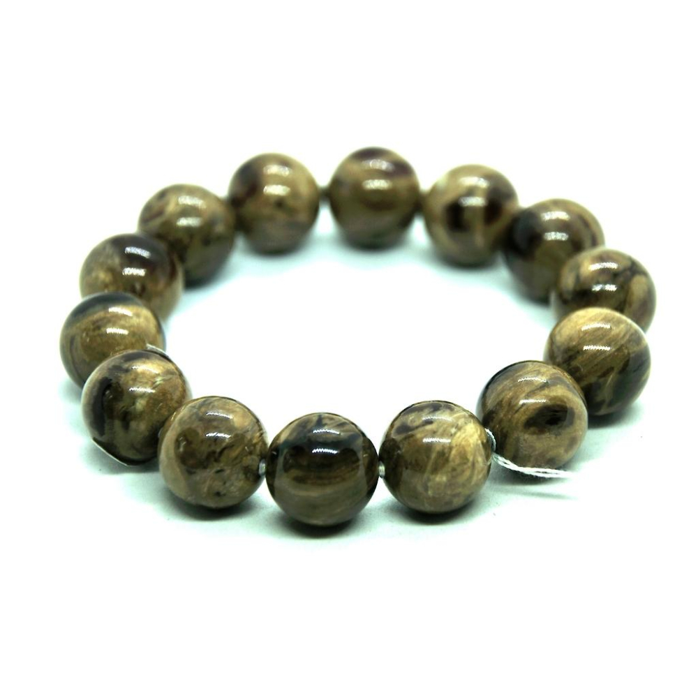 緬甸琥珀 棕紅珀 紫羅蘭珀 金棕珀 棕紅珀溶洞手串16mm18手圍(精品貨)(付產地證書)-細節圖3