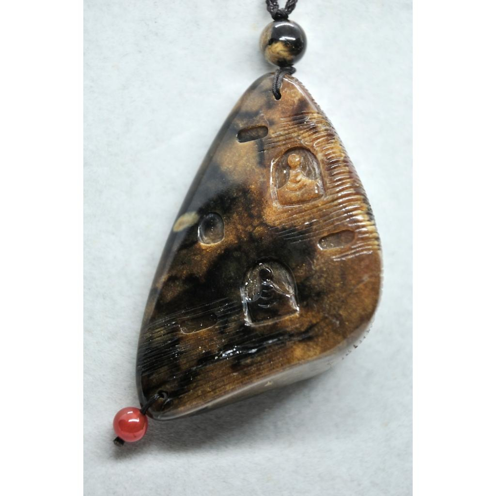緬甸琥珀 棕紅珀 紫羅蘭珀 棕紅珀溶洞悟道佛窟(付產地證書)-細節圖4