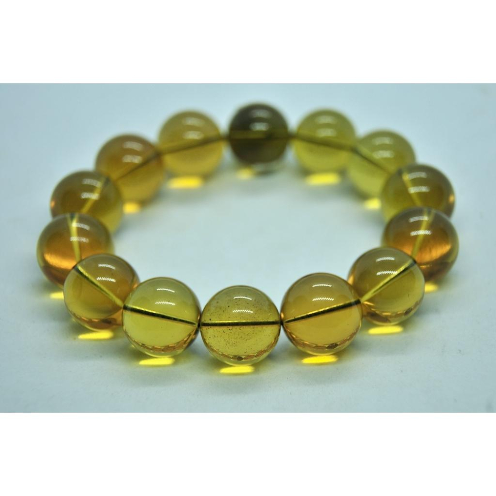 緬甸金藍珀 緬甸藍珀 緬甸金珀 琥珀 緬甸金藍16MM手串手圍18(付產地證書)-細節圖4