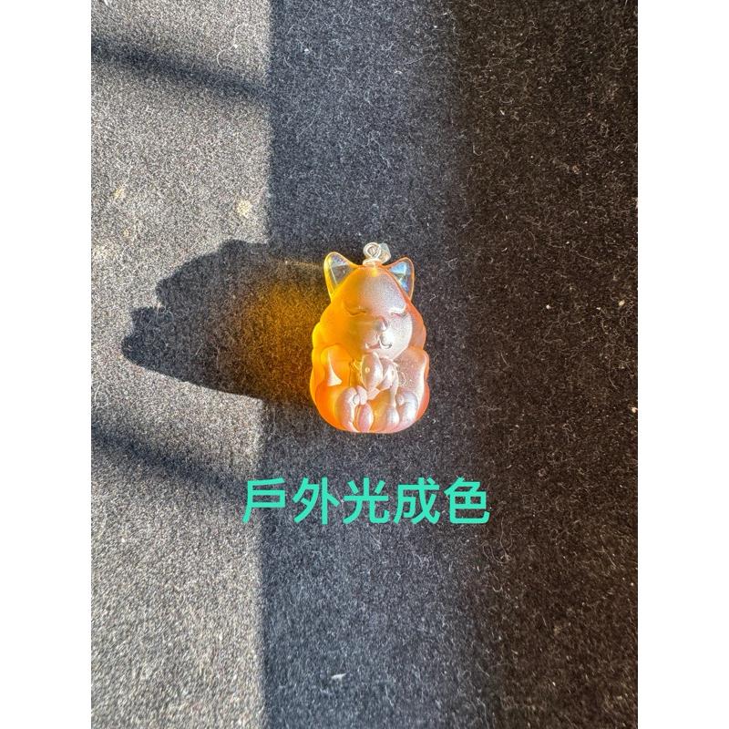 緬甸琥珀 棕紅珀 紫羅蘭珀 金棕珀 金棕九尾狐(付產地證書)-細節圖5