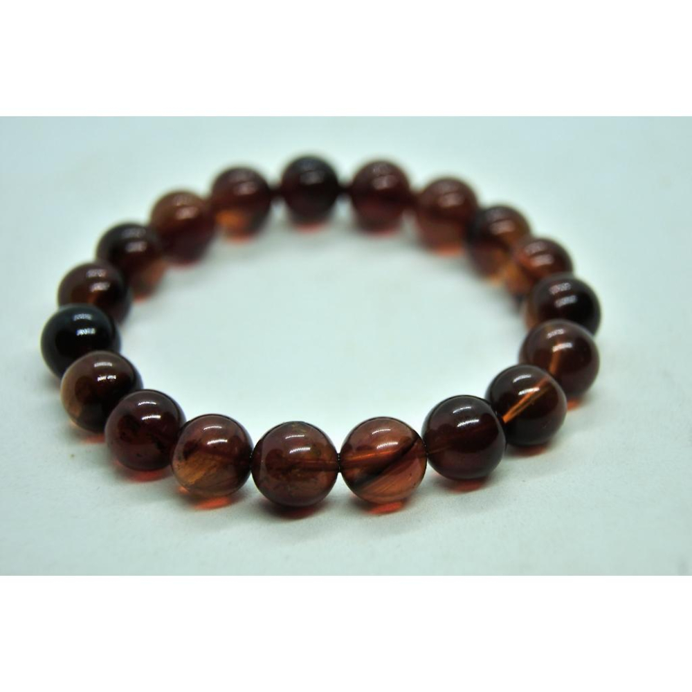 緬甸琥珀 緬甸血珀 血珀手串 血珀10MM手串(16手圍)-細節圖4