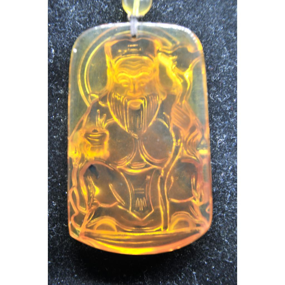 緬甸琥珀 棕紅珀 紫羅蘭珀 金棕珀 金棕珀福德正神-土地公公(付產地證書)-細節圖2