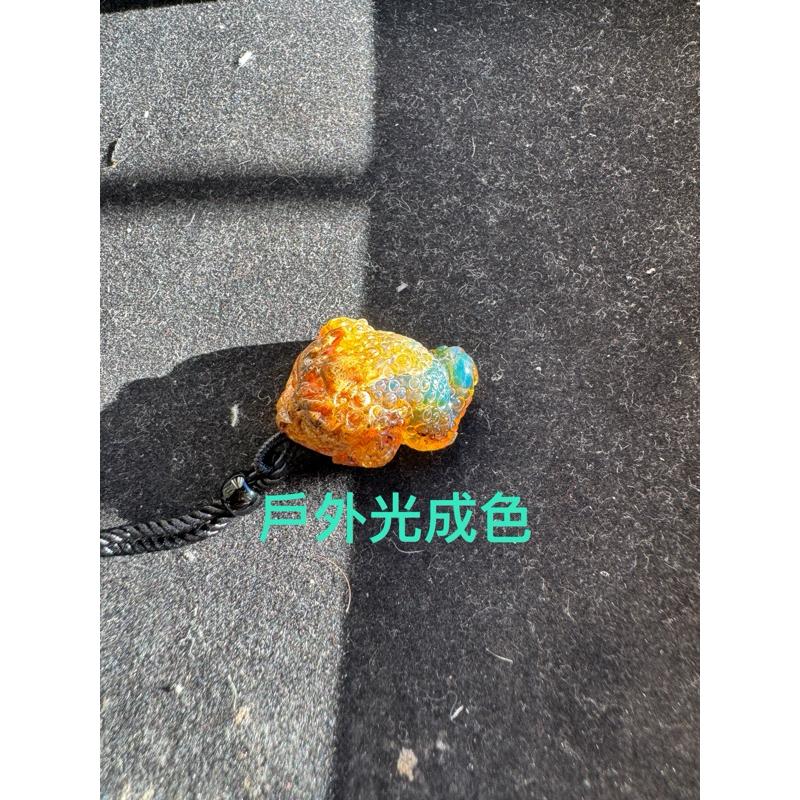 多米尼加藍珀 多明尼加藍珀 藍珀三足金蟾-細節圖9