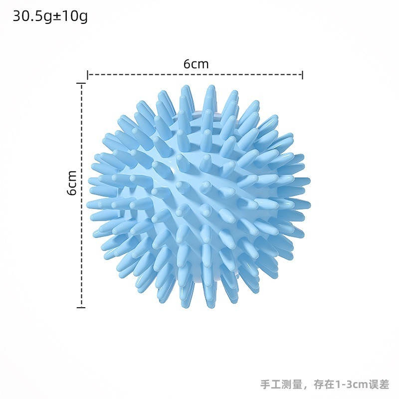 ❤️高雄現貨❤️TPR發聲毛毛刺球（顔色隨機）-細節圖5