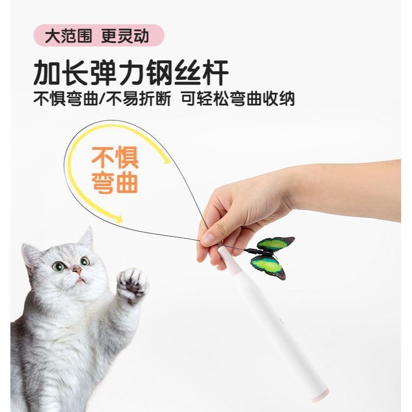 【預售】自嗨電動長杆吸盤逗貓棒🛵高雄市左營區🉑到店自取-細節圖3