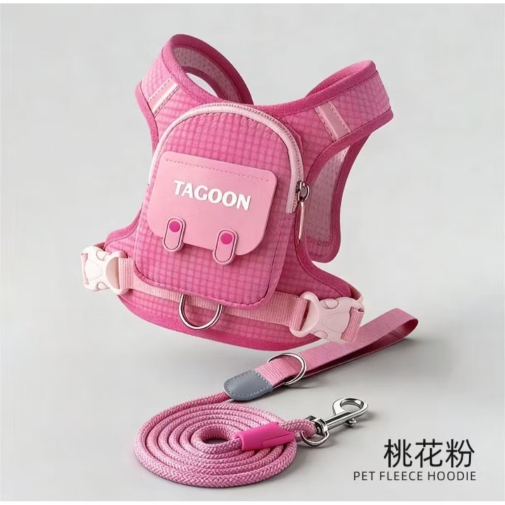 寵物胸背牽引套裝｜狗狗外出背包-規格圖7