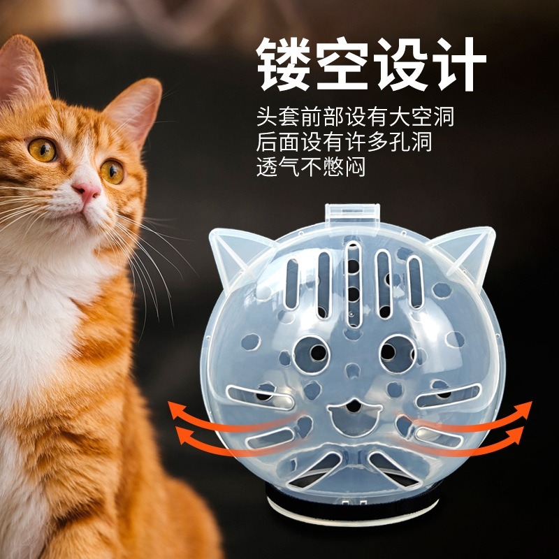 寵物防咬頭盔｜小型犬貓咪防護帽-細節圖3