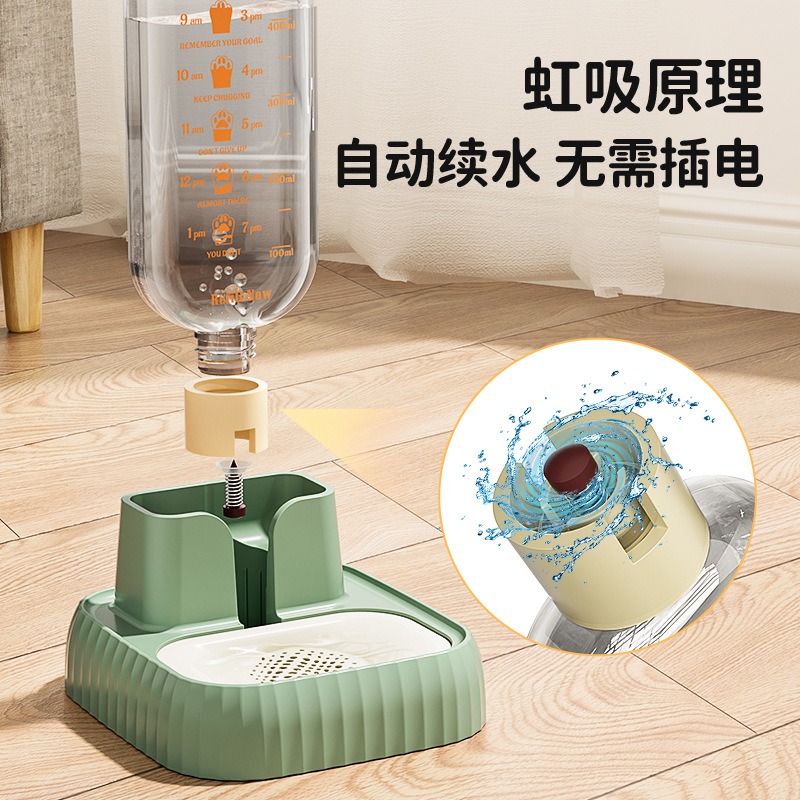 寵物虹吸自動飲水器（520ML，送3片活性炭濾芯）-細節圖4