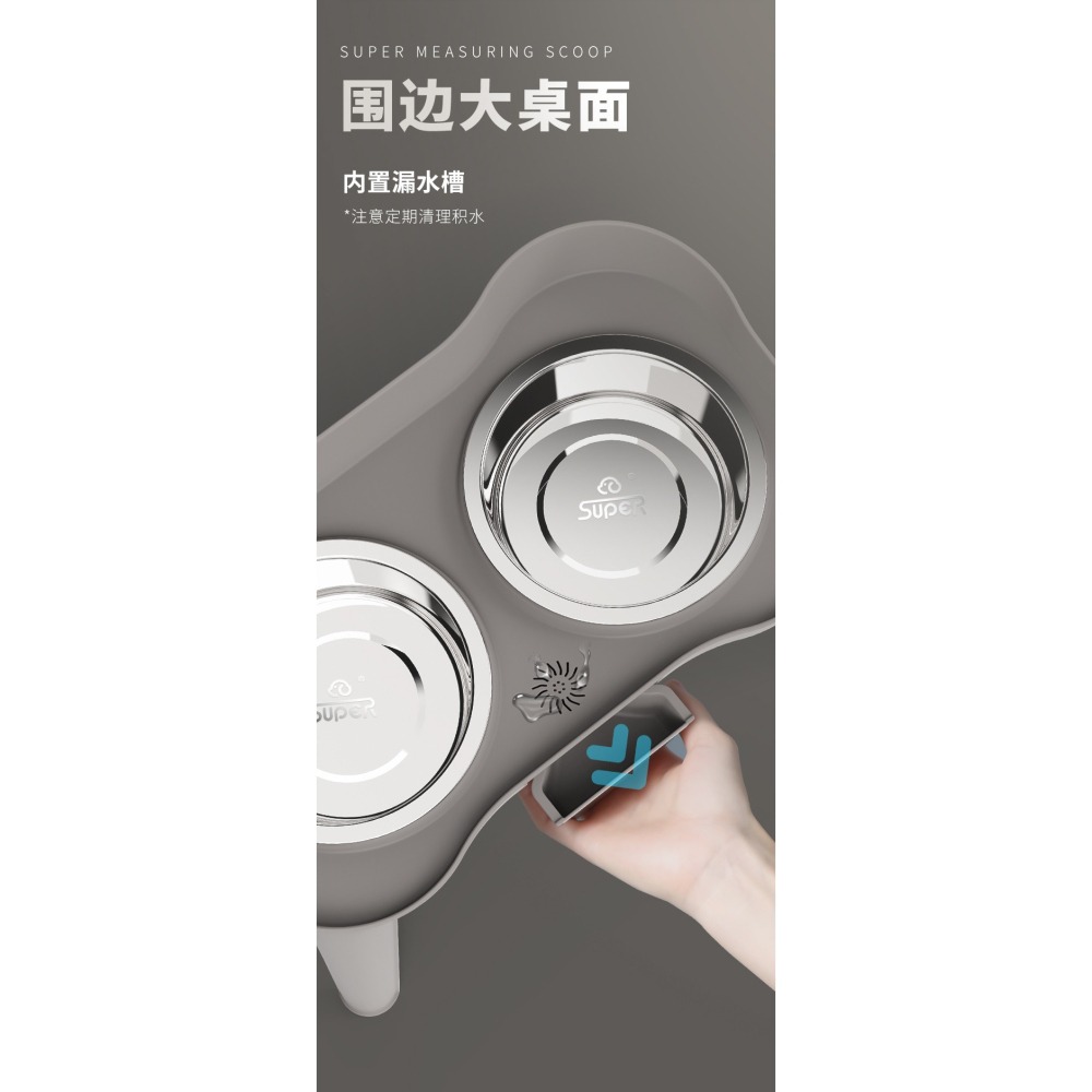 寵物護頸小餐桌＋配套不鏽鋼碗-細節圖5