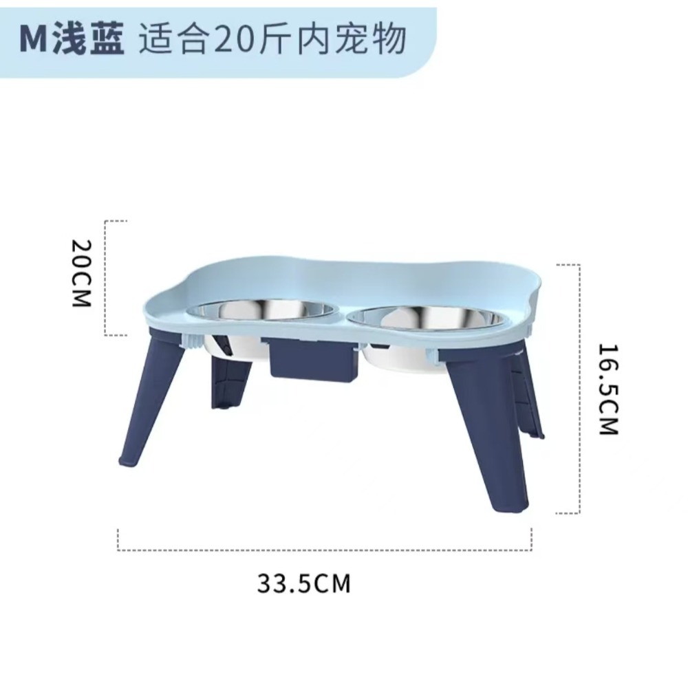 寵物護頸小餐桌＋配套不鏽鋼碗-規格圖5