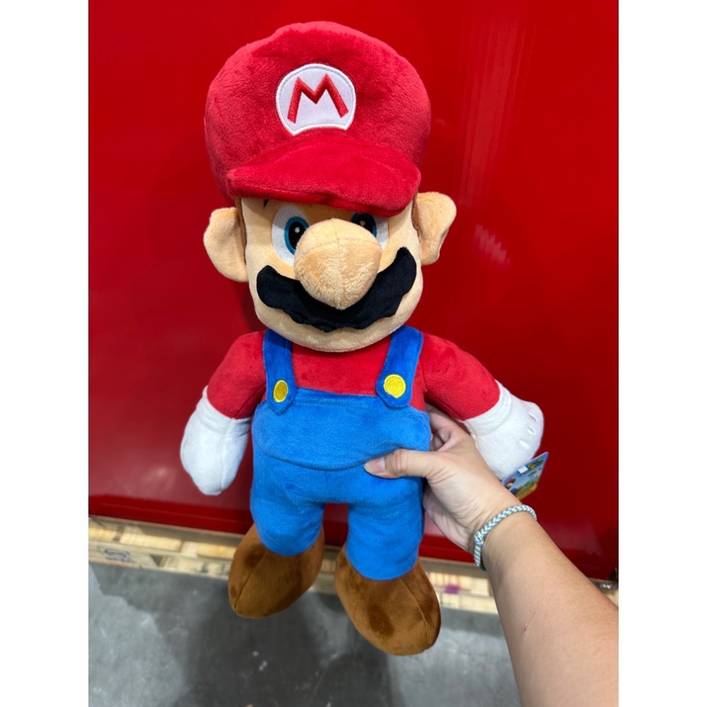 好市多｛瑪利歐聖誕禮物🎁首選｝20IN MARIO / LUIGI PLUSH 瑪利歐/路易吉絨毛玩偶-規格圖6