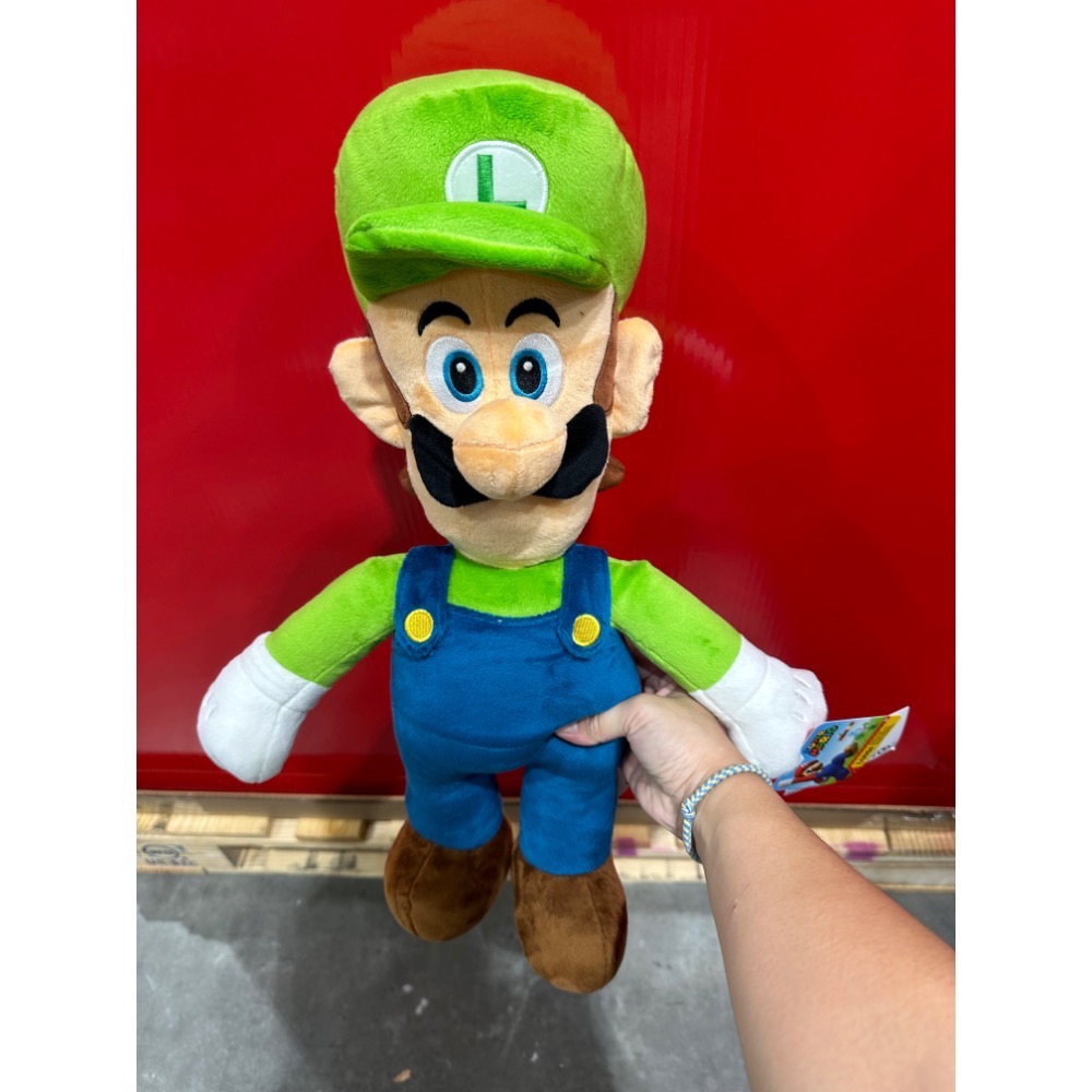 好市多｛瑪利歐聖誕禮物🎁首選｝20IN MARIO / LUIGI PLUSH 瑪利歐/路易吉絨毛玩偶-規格圖6