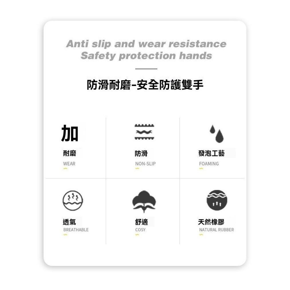⚡快速出貨⚡ 現貨 手套 勞保手套 防滑手套 3m 手套 工作手套 橡膠手套 棉紗手套 防滑 護手 登山手套 工地 安全-細節圖6