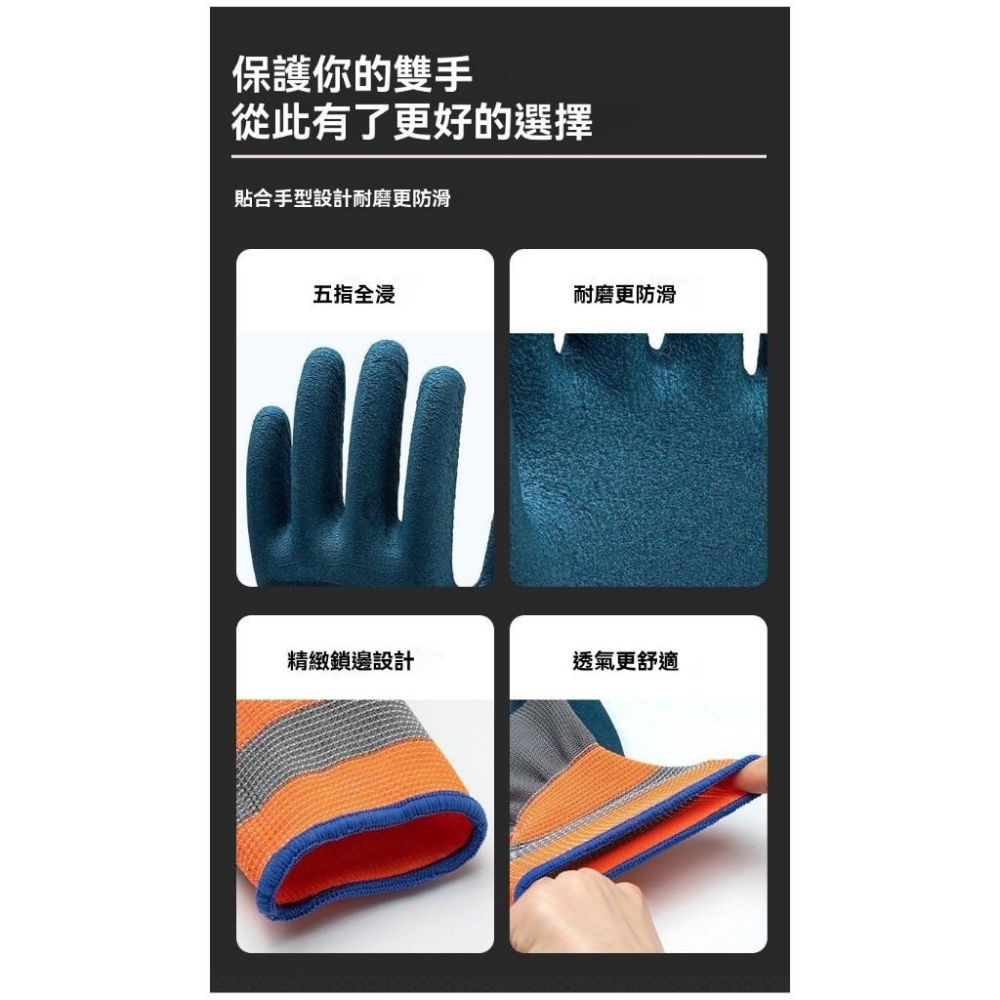 ⚡快速出貨⚡ 現貨 手套 勞保手套 防滑手套 3m 手套 工作手套 橡膠手套 棉紗手套 防滑 護手 登山手套 工地 安全-細節圖7