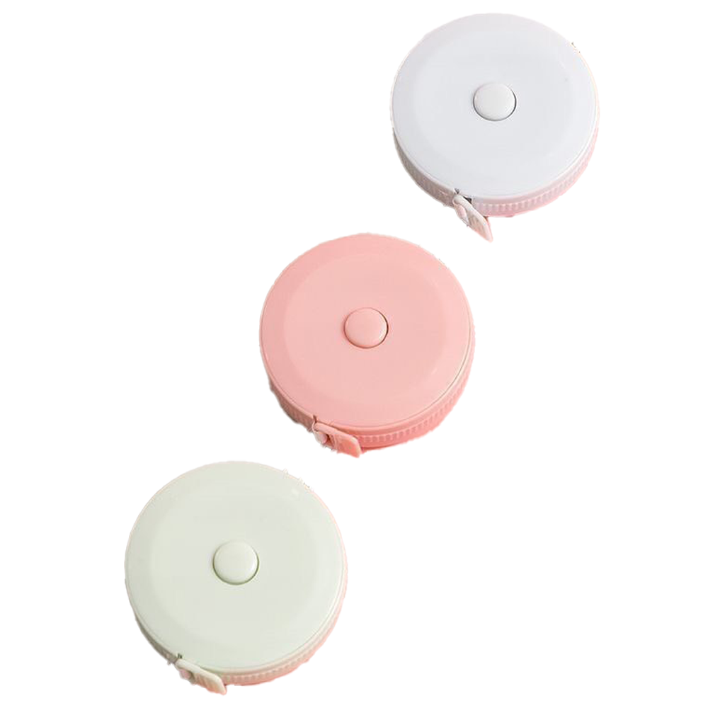 快速出貨 現貨 伸縮捲尺 布尺 皮尺 捲尺 量尺 裁縫尺 隨身 軟尺 量腰圍 迷你自動伸縮布尺 裁縫尺 尺 小捲尺-細節圖2