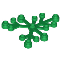 樂高百寶袋 LEGO「植物,葉子 6x5」2417 綠色 6266968 4613823-規格圖1