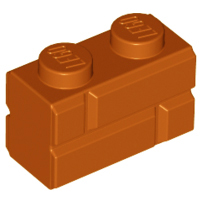 樂高百寶袋 LEGO「基本磚-磚牆」98283 深橘色 6314383-規格圖1