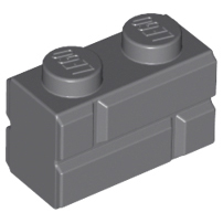 樂高百寶袋 LEGO「基本磚-磚牆」98283 深灰色 6000311-規格圖1