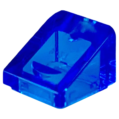 樂高百寶袋 LEGO「斜面磚30 1x1」54200 透明深藍色 4244366 6245256-規格圖1