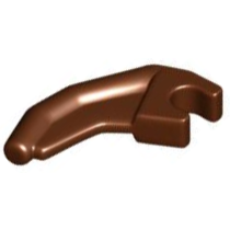 樂高百寶袋 LEGO「爪子 角 牙齒 帶夾子」3171 紅棕色 6441774-規格圖1