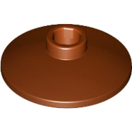 樂高百寶袋 LEGO「盤子 2x2 反向」4740 紅棕色 4267996 4660435-規格圖1