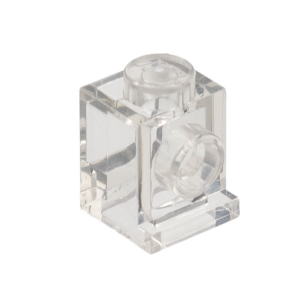 樂高百寶袋 LEGO「修改磚 1x1」4070 透明色 4215618-規格圖1