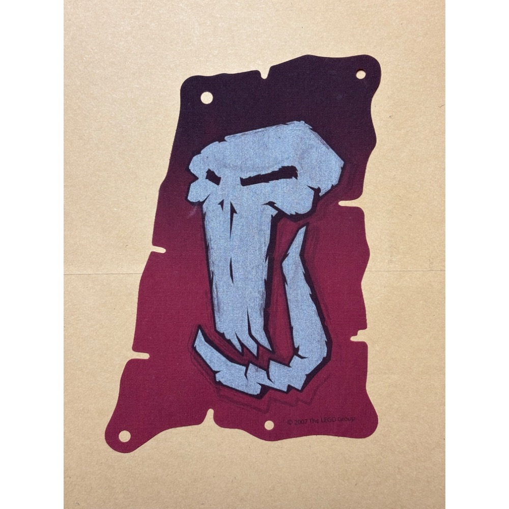 樂高百寶袋 二手絕版LEGO「7048 獸人船船帆」61627 獸人船船帆-規格圖2