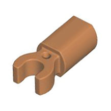 樂高百寶袋 LEGO「棒子帶夾」11090 中牛軋糖色 6417967-規格圖1