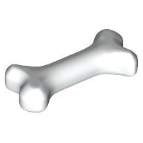 樂高百寶袋 LEGO「骨頭」93160 白色 6360202 4600294-規格圖1