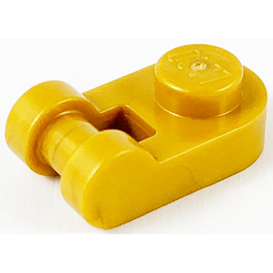 樂高百寶袋 LEGO「圓形薄板磚 1x1帶把手」26047 珍珠金色 6212377-規格圖1