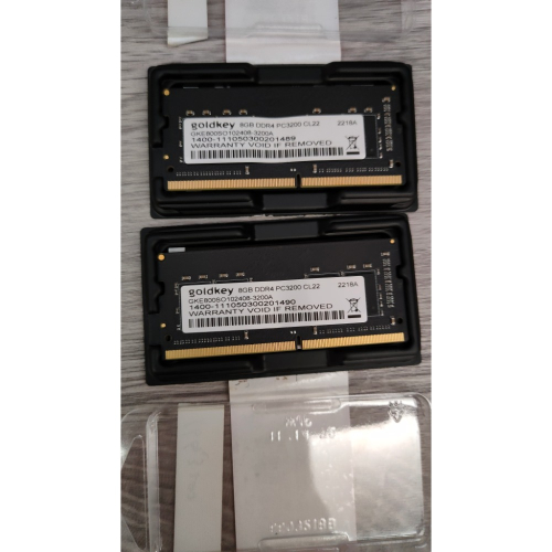 筆電記憶體 DDR4 8G兩條