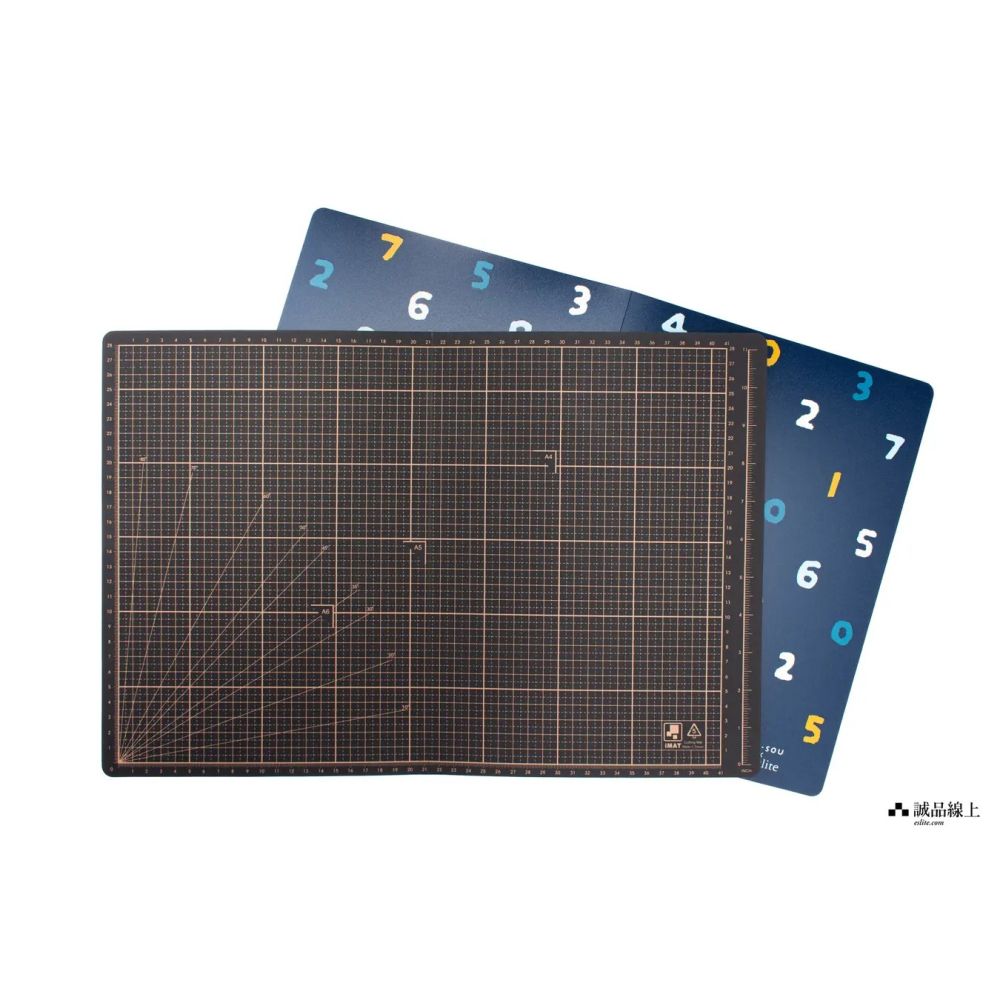 【SOU SOU x iMAT】環保無毒書型摺疊切割墊 / 科幻十數 / A3變A4 / A4變A5（誠品限定）-細節圖7