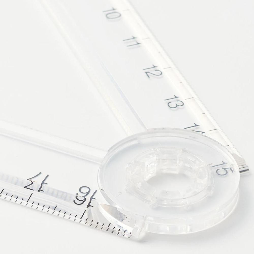 【MUJI 無印良品】自動筆 / 透明尺 / 雙面刻度直尺 / 鋁質直尺 / 塑膠擦 / 圖形模板尺 / 聚碳酸酯折疊尺-細節圖6