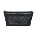 【MUJI 無印良品】尼龍網眼筆袋 - 船型（黑 / 灰）（大 / 小）新款-規格圖8