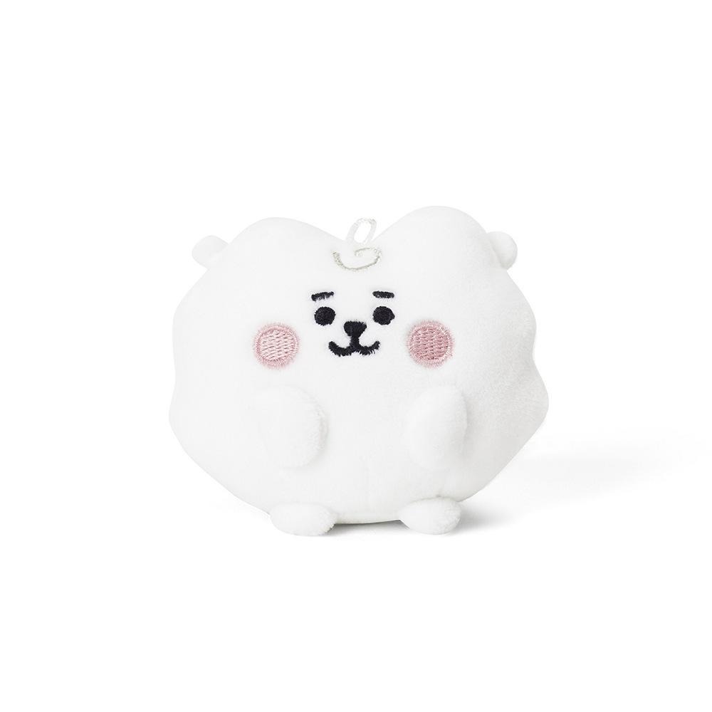 【BT21】圓形迷你絨毛玩偶（BABY系列）RJ 聖誕禮物 娃娃 吊飾-細節圖2