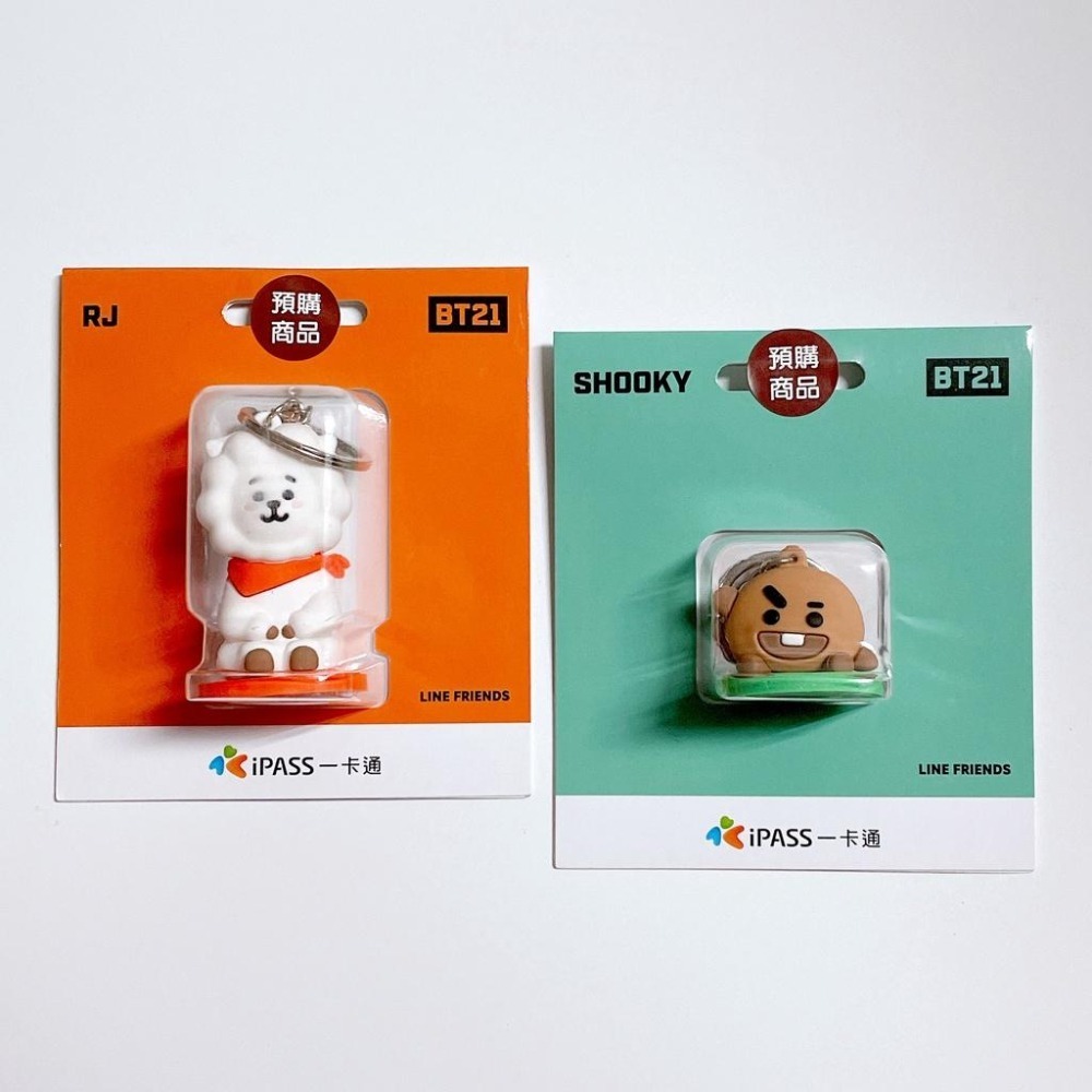 【iPASS 一卡通】BT21 立體造型一卡通RJ SHOOKY MANG KOYA CHIMMY TATA COOKY-細節圖9