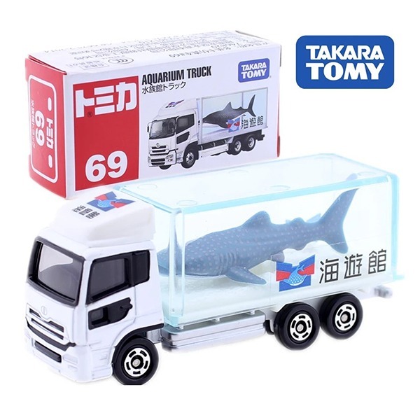 【TOMICA】多美小汽車 069 海游館鯊魚車 TM069A-細節圖2