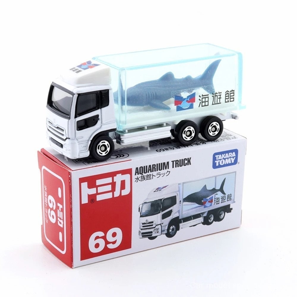 【TOMICA】多美小汽車 069 海游館鯊魚車 TM069A-細節圖3