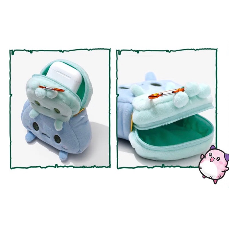 【楓之谷】韓國 MapleStory 官方周邊 小怪物隨身包（皮卡啾 / 石靈）收納包 零錢包-細節圖3