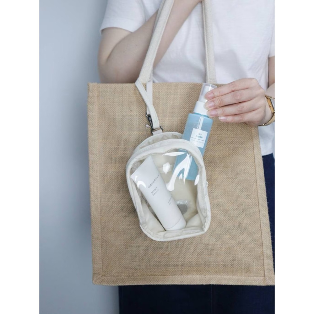 【MUJI 無印良品】吊掛展示收納包（黑色 / 苔綠 / 象牙白）-細節圖8