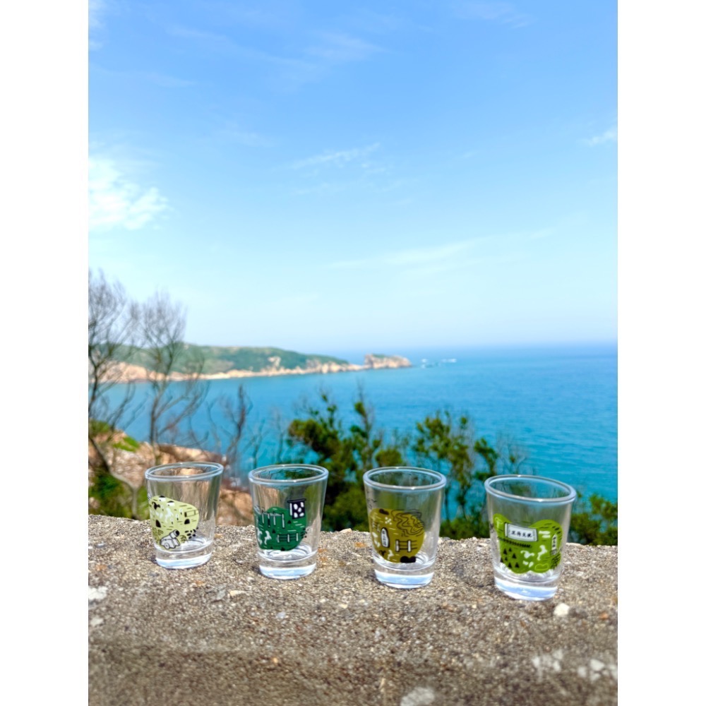 下殺折扣7.1折 島日子 玻璃高粱酒杯 - 同島 軍事圖騰系列（一組4個）-細節圖2