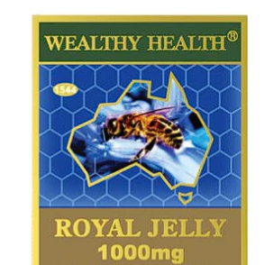 (澳貨)澳洲 Wealthy Healthy-蜂王乳 Royal Jelly 1000mg 20mg10HDA 365