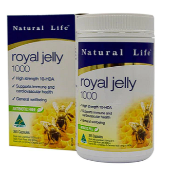(🐨澳貨紐物)澳洲 Natural Life- 蜂王乳 Royal Jelly 1000mg 12-10HDA*365