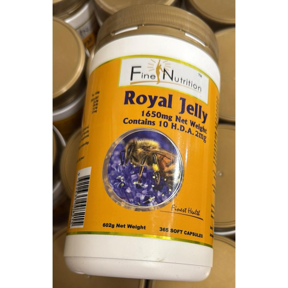 (🐨澳貨紐物)澳洲 Fine Nutrition- 蜂王乳 1650mg 10-HDA *365-細節圖2